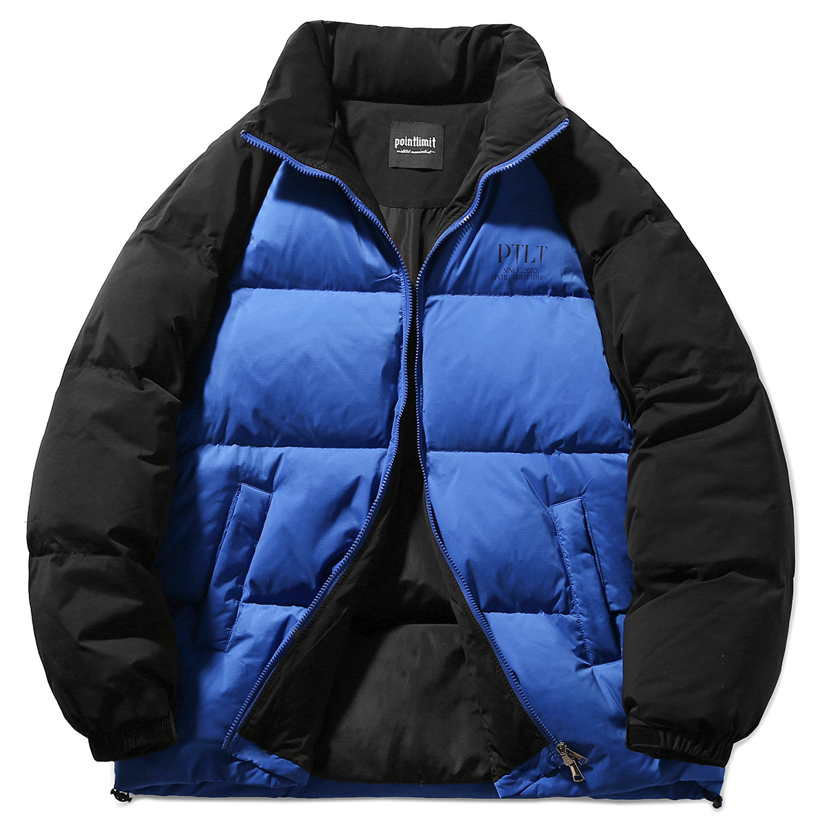 POINTLIMIT Унисекс пуховик, Black Sleeves with Blue Body
POINTLIMIT Унисекс пуховик, Black Sleeves with Blue Body