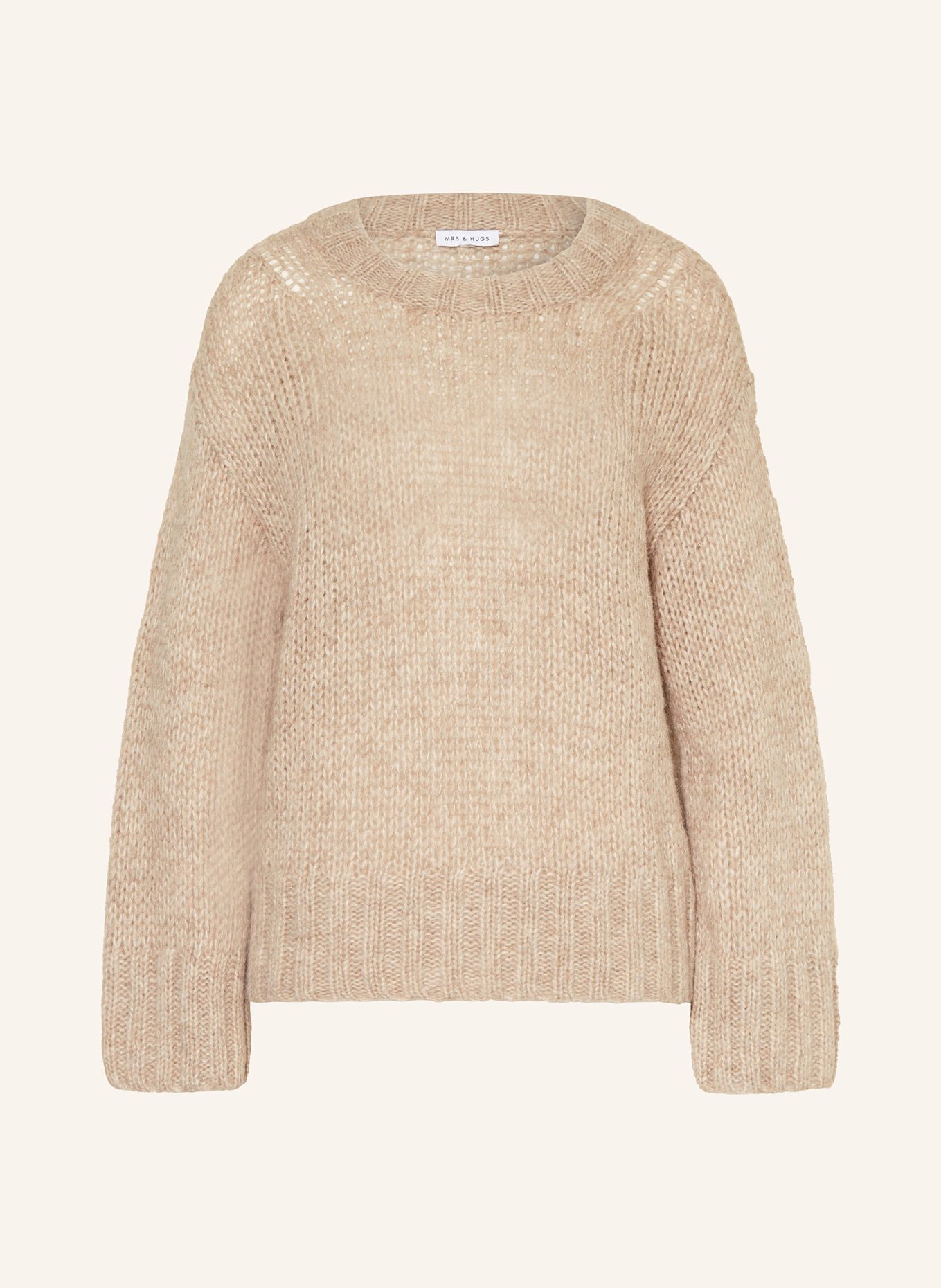 Свитер с альпакой Mrs & Hugs, бежевый
Свитер с альпакой Mrs & Hugs, бежевый