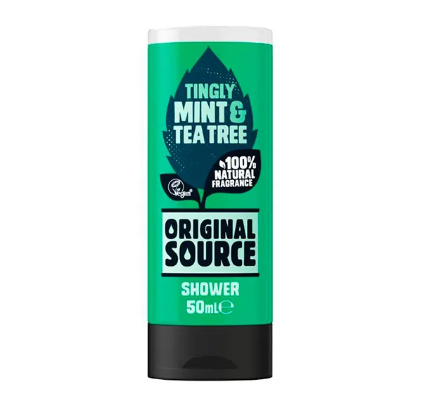 Гель для душа туристического формата Tingly Mint & Tea Tree Original Source, 50 ml
Гель для душа туристического формата Tingly Mint & Tea Tree Original Source, 50 ml