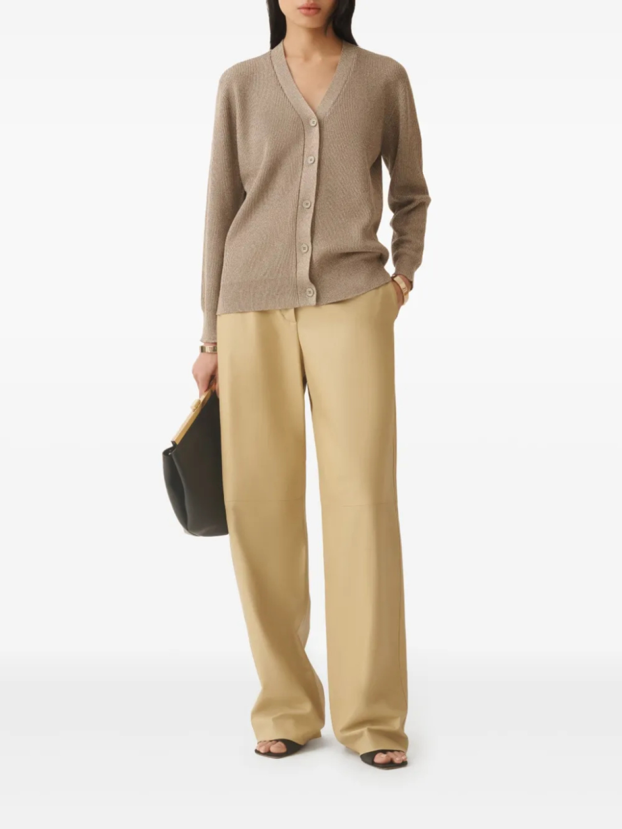 Кардиган в рубчик Fabiana Filippi, коричневый
Кардиган в рубчик Fabiana Filippi, коричневый