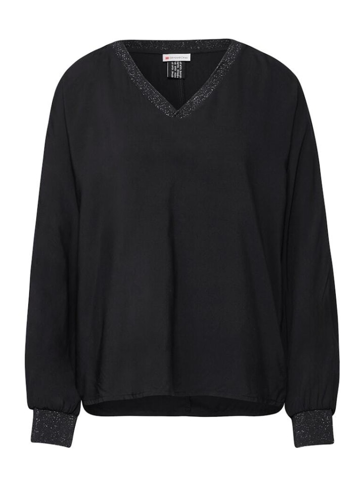 Блуза Street One Langarmbluse, черный
Блуза Street One Langarmbluse, черный