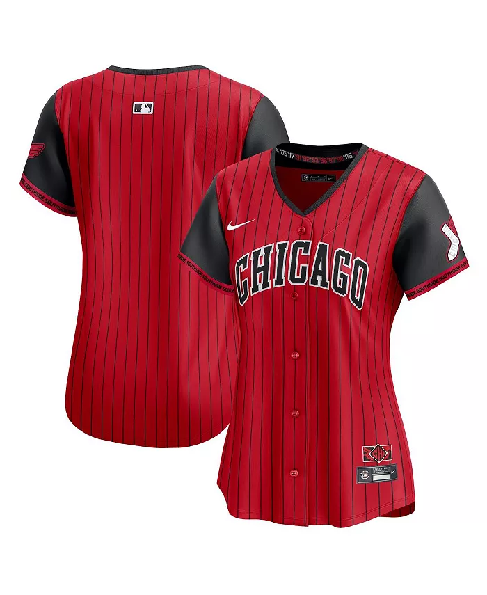 Женская красно-черная футболка Chicago White Sox 2025 City Connect Limited Nike
Женская красно-черная футболка Chicago White Sox 2025 City Connect Limited Nike