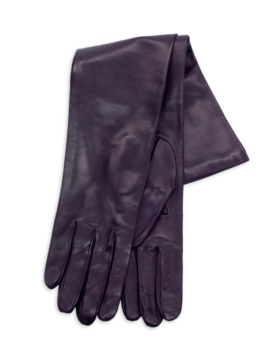 Кожаные вечерние перчатки Portolano, цвет Aubergine
Кожаные вечерние перчатки Portolano, цвет Aubergine