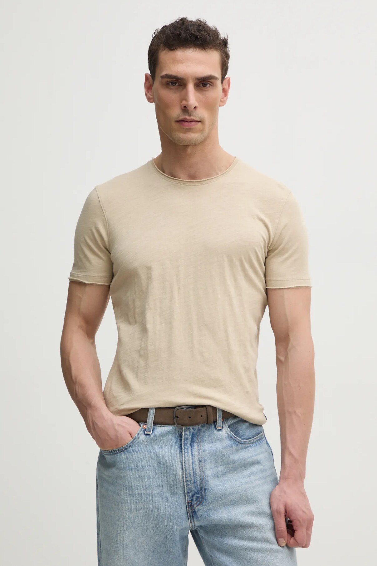 Футболка из хлопка Sisley, бежевый
Футболка из хлопка Sisley, бежевый