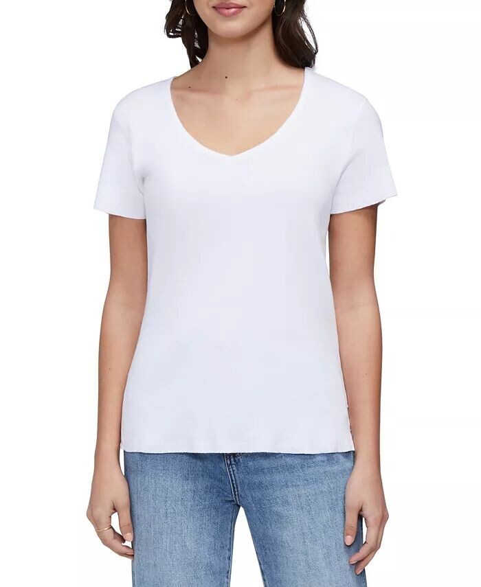 Женская футболка с v-образным вырезом и короткими рукавами Three Dots, белый
Женская футболка с v-образным вырезом и короткими рукавами Three Dots, белый