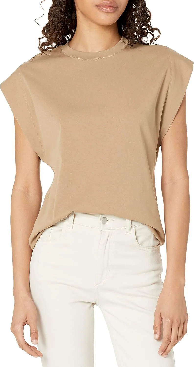 Vince Женская Футболка с Круглым Вырезом
Vince Женская Футболка с Круглым Вырезом