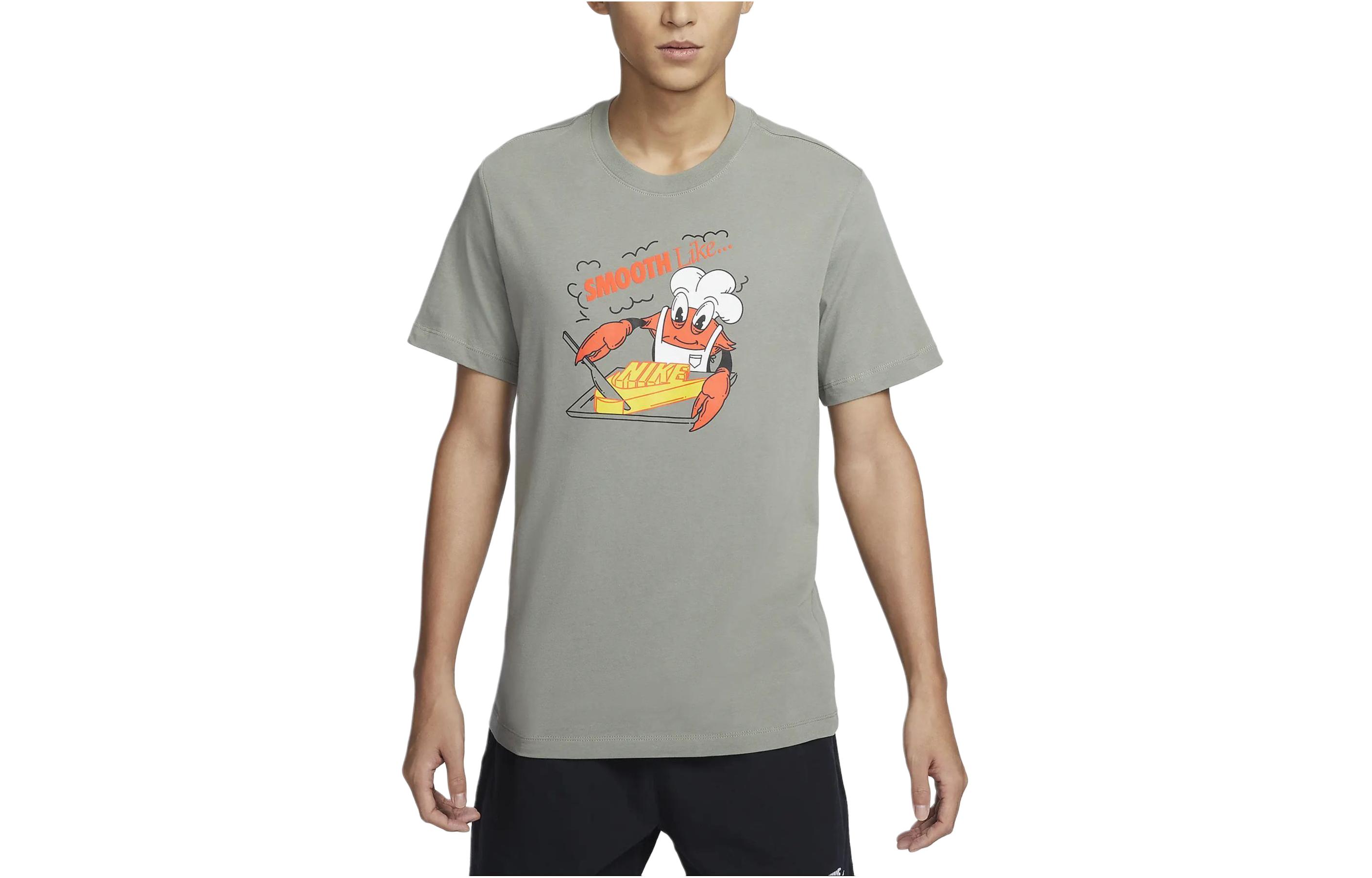 Футболка мужская темно-серая Mud Nike 
Футболка мужская темно-серая Mud Nike