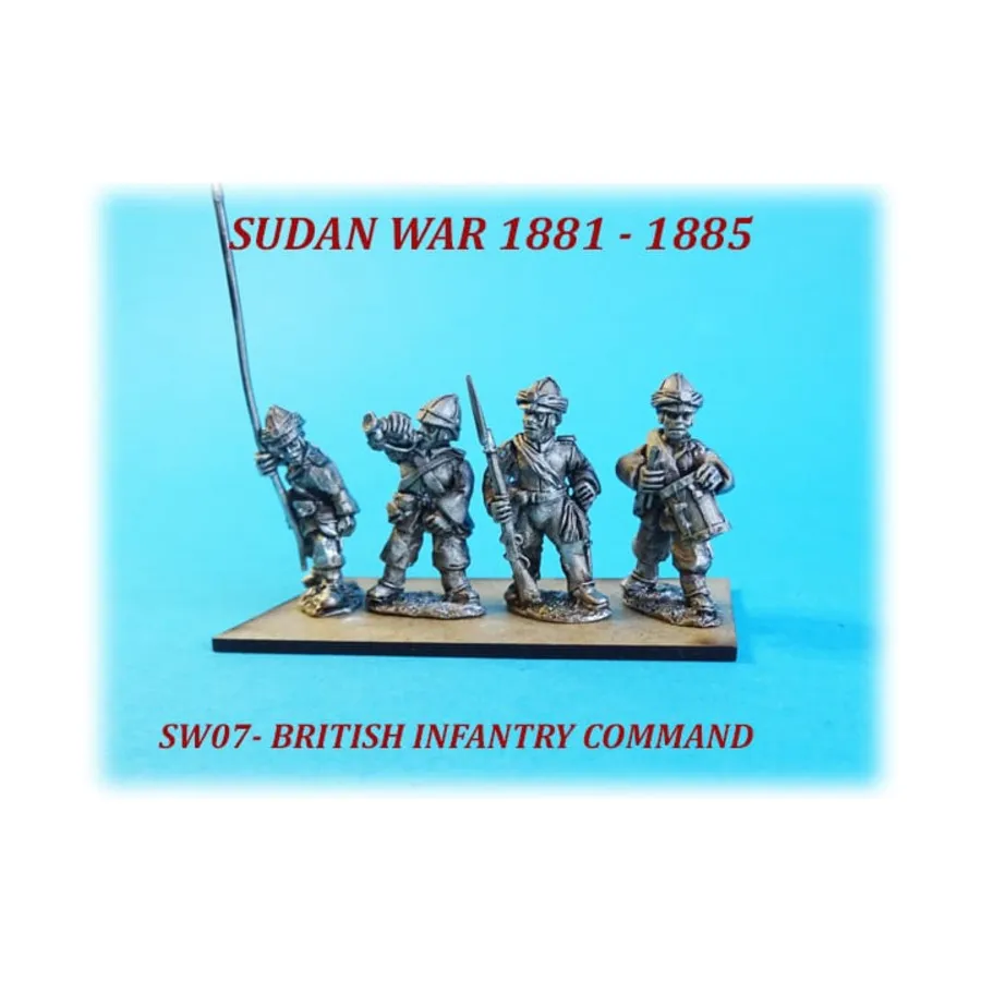 Британское пехотное командование, Sudan War 1881-1885 (28mm)
Британское пехотное командование, Sudan War 1881-1885 (28mm)