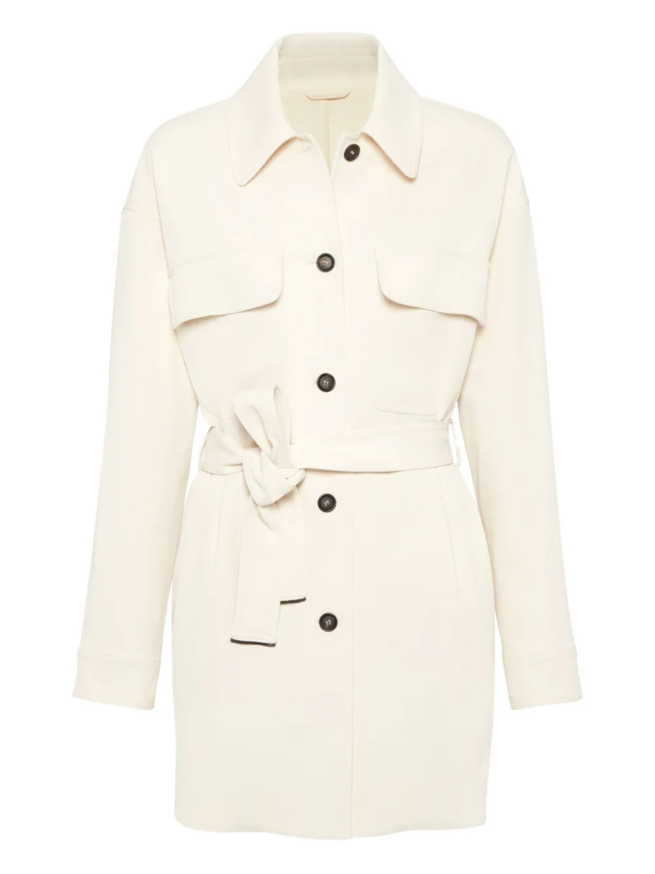 Brunello Cucinelli жакет с поясом, белый
Brunello Cucinelli жакет с поясом, белый