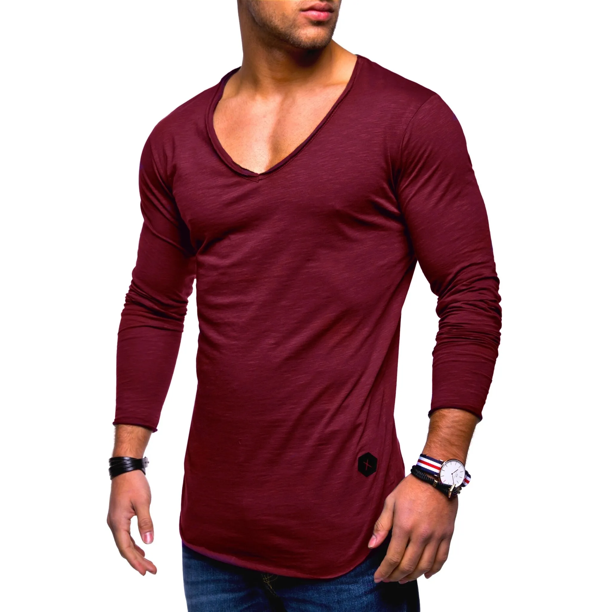 Рубашка behype с длинными рукавами "NUKE L/S" и V-образным вырезом, красный
Рубашка behype с длинными рукавами "NUKE L/S" и V-образным вырезом, красный