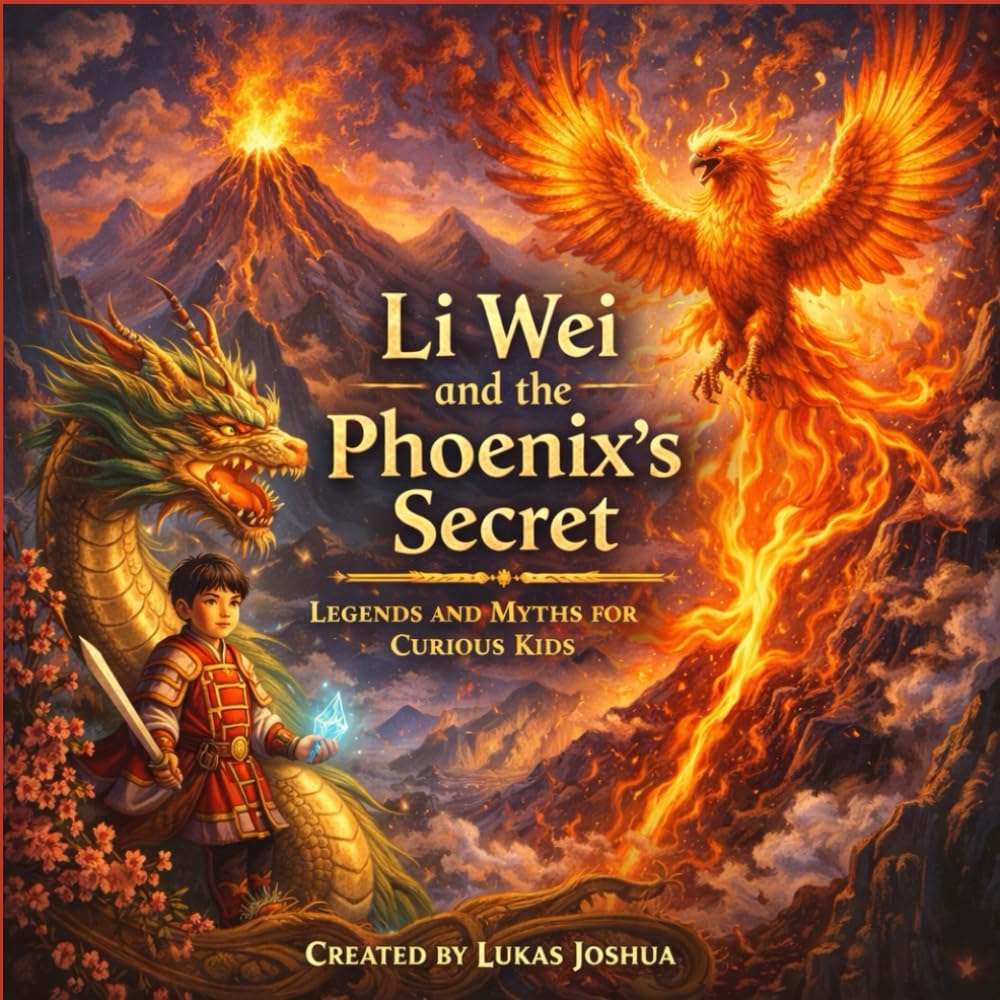 Li Wei and the Phoenix’s Secret (Legends & Myths for Curious Kids) (Independently published)
Li Wei and the Phoenix’s Secret (Legends & Myths for Curious Kids) (Independently published)