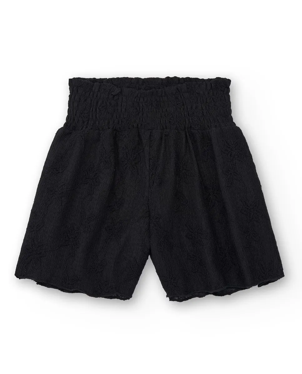 Шорты для девочек с эластичной талией и соответствующим цветочным принтом Tuc tuc, черный
Шорты для девочек с эластичной талией и соответствующим цветочным принтом Tuc tuc, черный