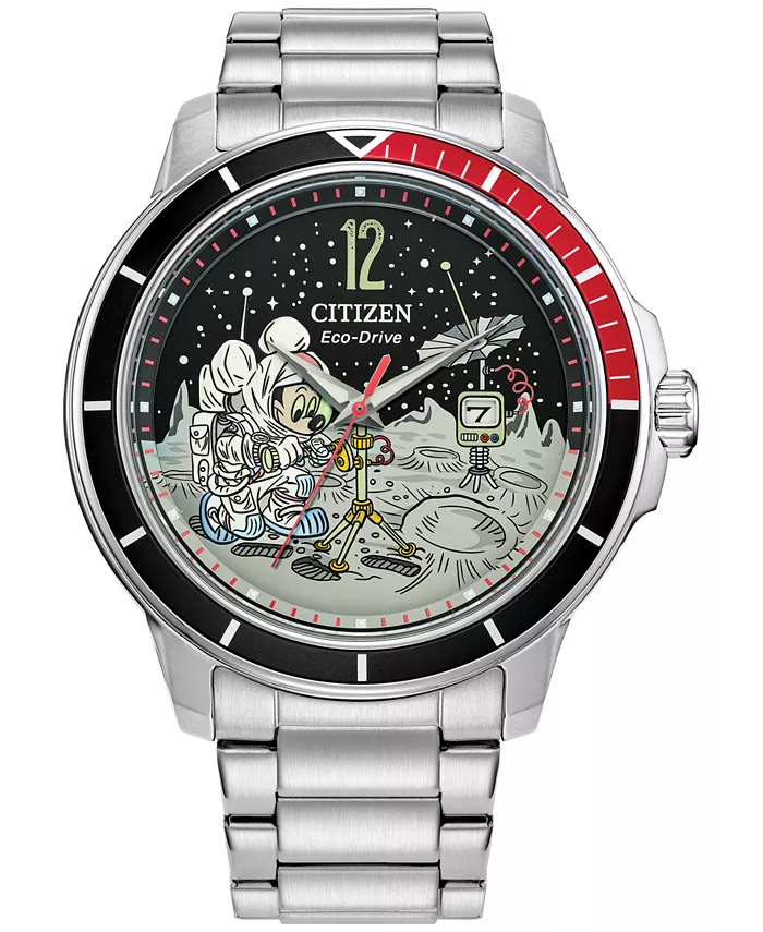 Мужские часы Eco-Drive Mickey Mouse Astronaut на стальном браслете, 42 мм Citizen
Мужские часы Eco-Drive Mickey Mouse Astronaut на стальном браслете, 42 мм Citizen