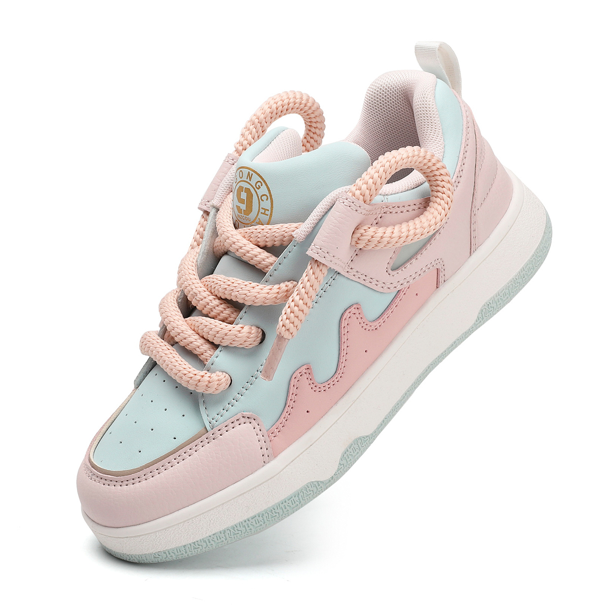 PLAY COBBLER Скользостойкие амортизирующие износостойкие дышащие лоу-топ скейтбордские кроссовки унисекс - розовый/голубой, цвет Pink/Light Blue
PLAY COBBLER Скользостойкие амортизирующие износостойкие дышащие лоу-топ скейтбордские кроссовки унисекс - розовый/голубой, цвет Pink/Light Blue