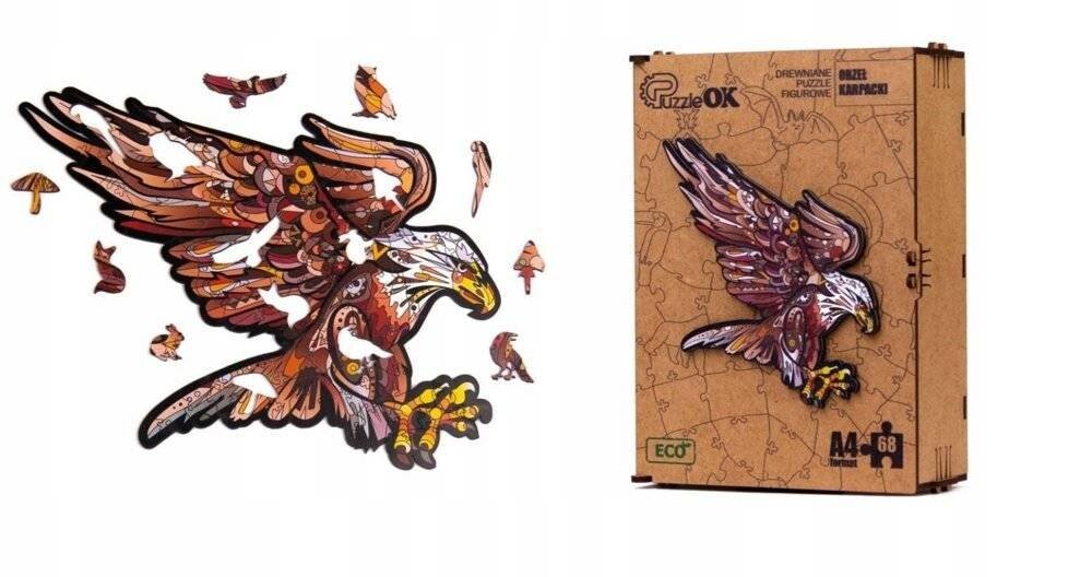 Пазл деревянный ЭКО 68 Карпатский орел А4 PuzA4-01750 Inna marka
Пазл деревянный ЭКО 68 Карпатский орел А4 PuzA4-01750 Inna marka