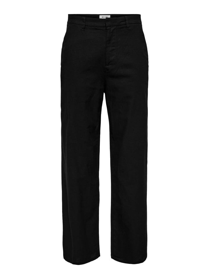 Брюки чинос ONLY & SONS, черный
Брюки чинос ONLY & SONS, черный