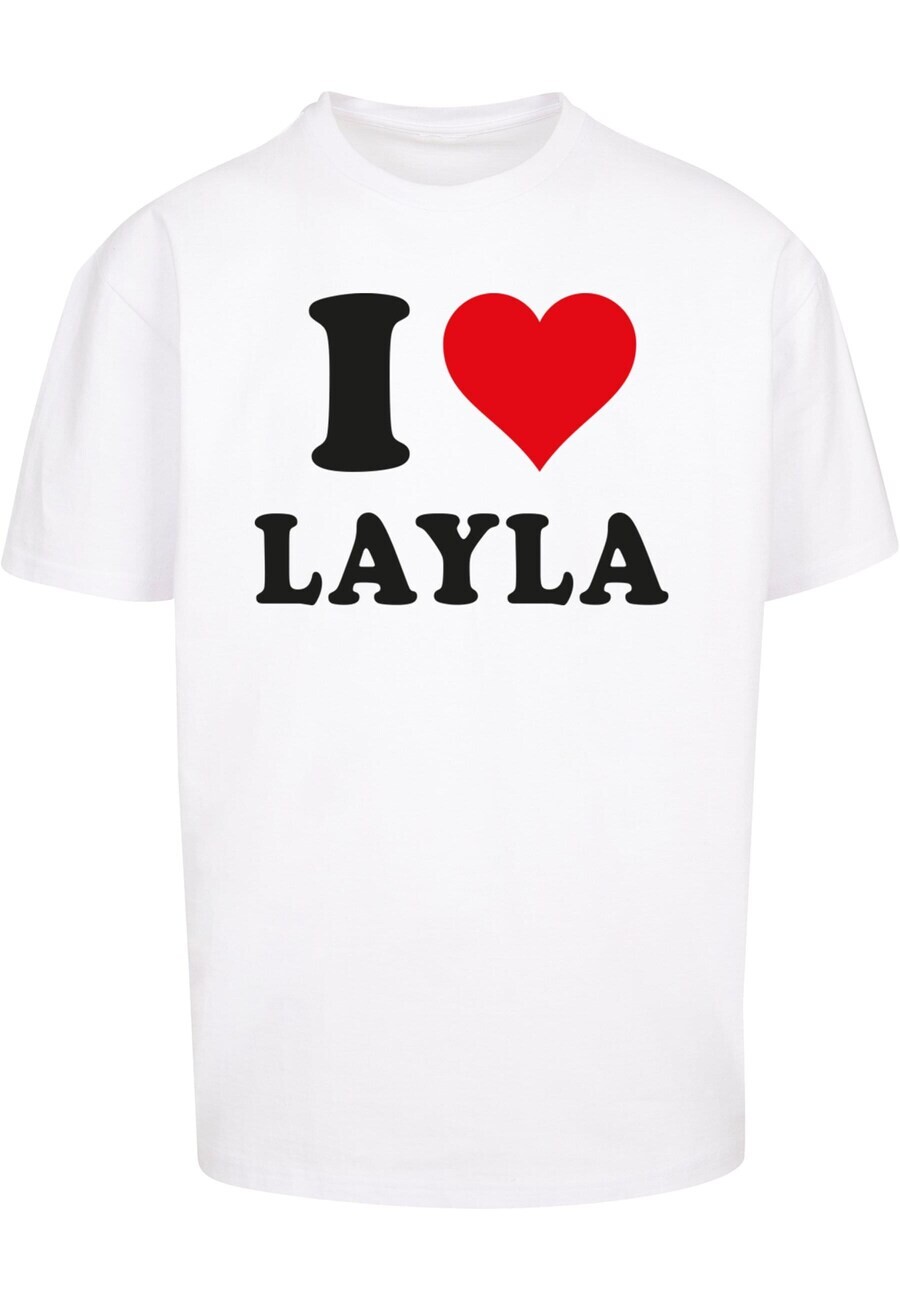 Футболка Merchcode I LOVE LAYLA, белый
Футболка Merchcode I LOVE LAYLA, белый