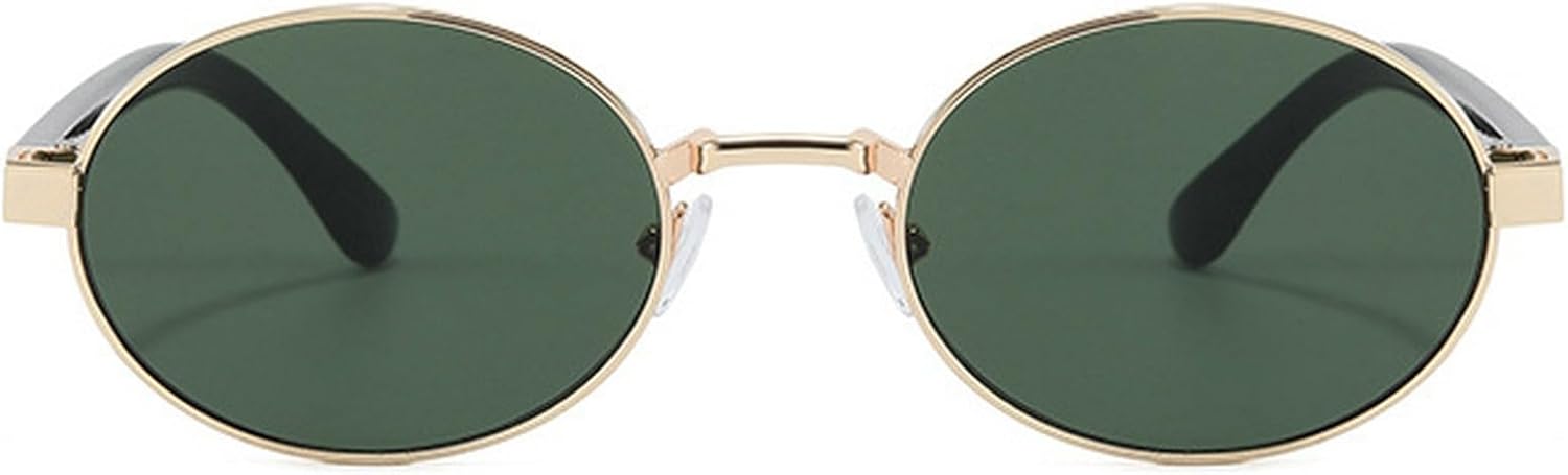 Винтажные маленькие металлические овальные женские солнцезащитные очки, модные прозрачные градиентные линзы, защита от УФ-излучения UV400, мужские солнцезащитные очки в стиле панк mincl, Gold Green
Винтажные маленькие металлические овальные женские солнцезащитные очки, модные прозрачные градиентные линзы, защита от УФ-излучения UV400, мужские солнцезащитные очки в стиле панк mincl, Gold Green