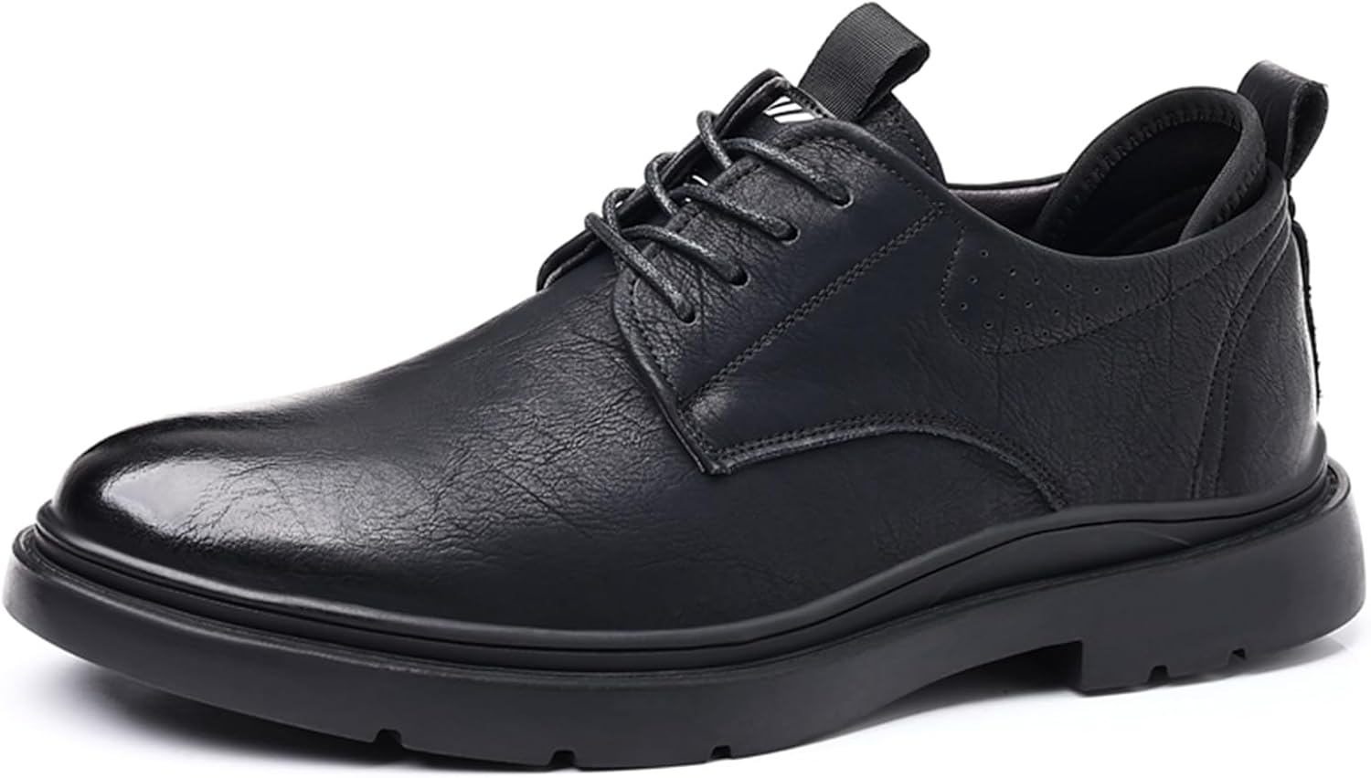 Мужские винтажные кожаные оксфорды на шнуровке с круглыми носками, низкие деловые туфли Abborora, черный
Мужские винтажные кожаные оксфорды на шнуровке с круглыми носками, низкие деловые туфли Abborora, черный