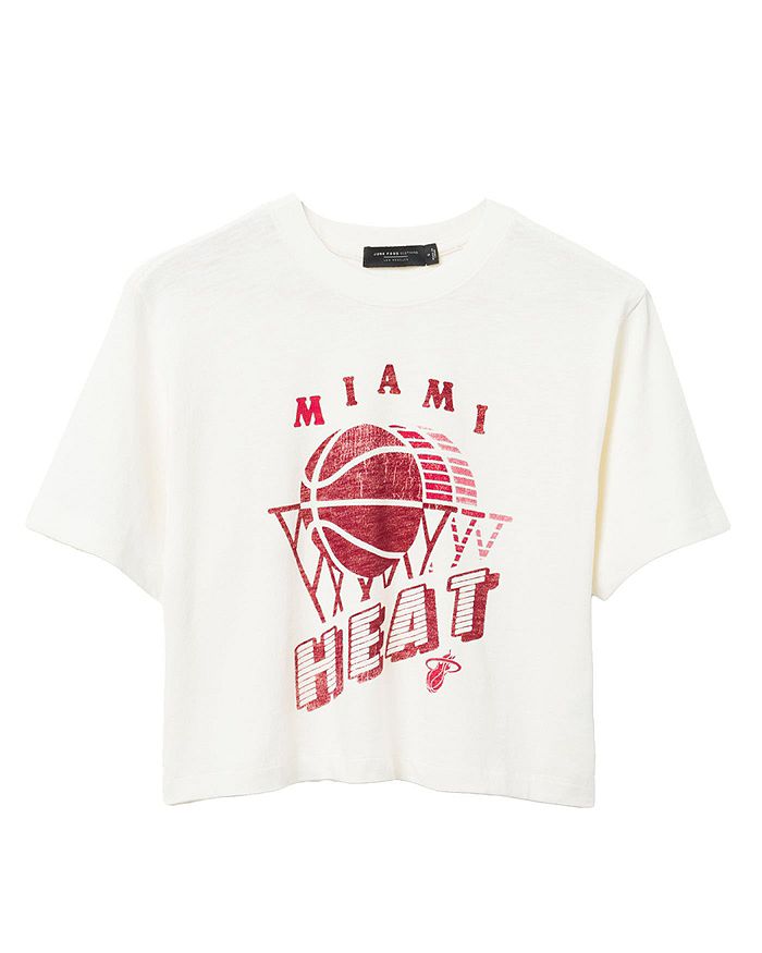 Женская футболка NBA Miami Heat с коротким рукавом и воротником-стойкой Junk Food Clothing, белый
Женская футболка NBA Miami Heat с коротким рукавом и воротником-стойкой Junk Food Clothing, белый