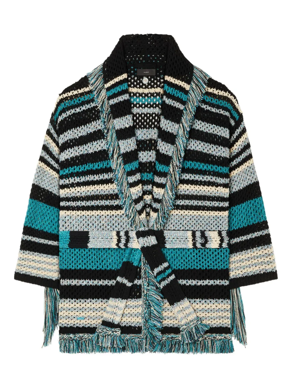 Кардиган Ocean Stripes с бахромой Alanui, синий
Кардиган Ocean Stripes с бахромой Alanui, синий