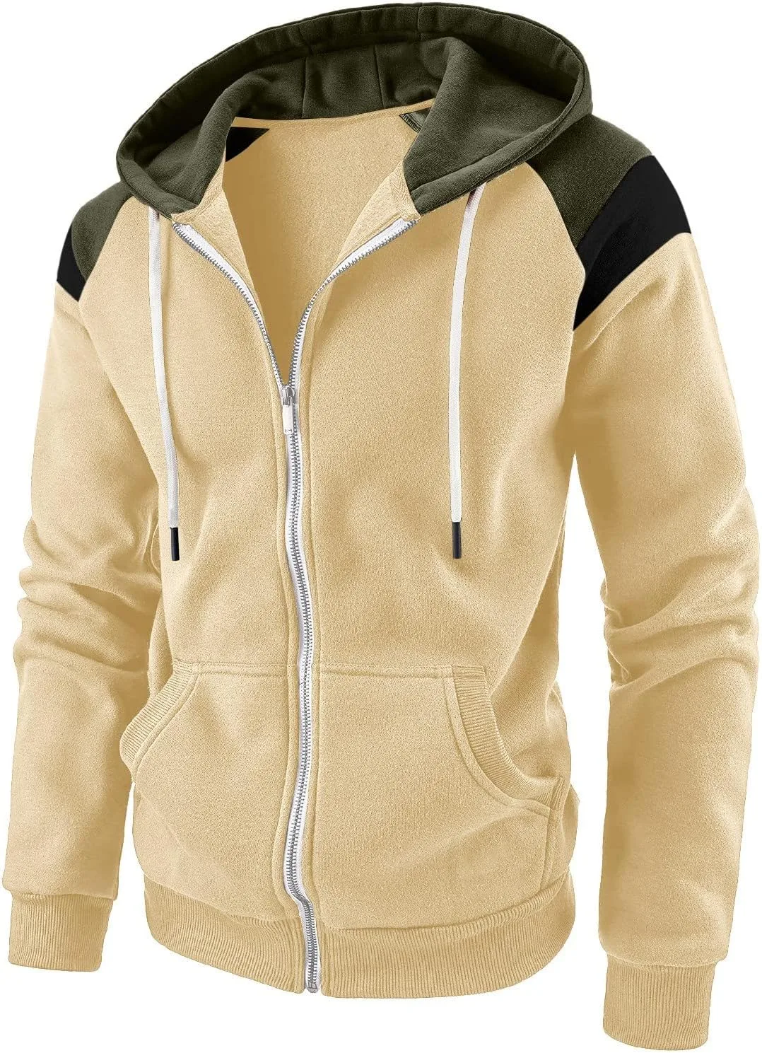 Мужская худи на молнии с флисовой подкладкой
Мужская худи на молнии с флисовой подкладкой