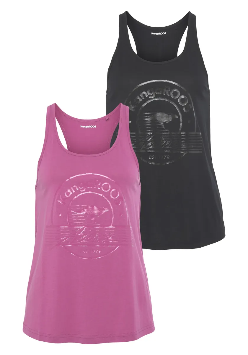 Майка KangaROOS (2 шт.), черный
Майка KangaROOS (2 шт.), черный