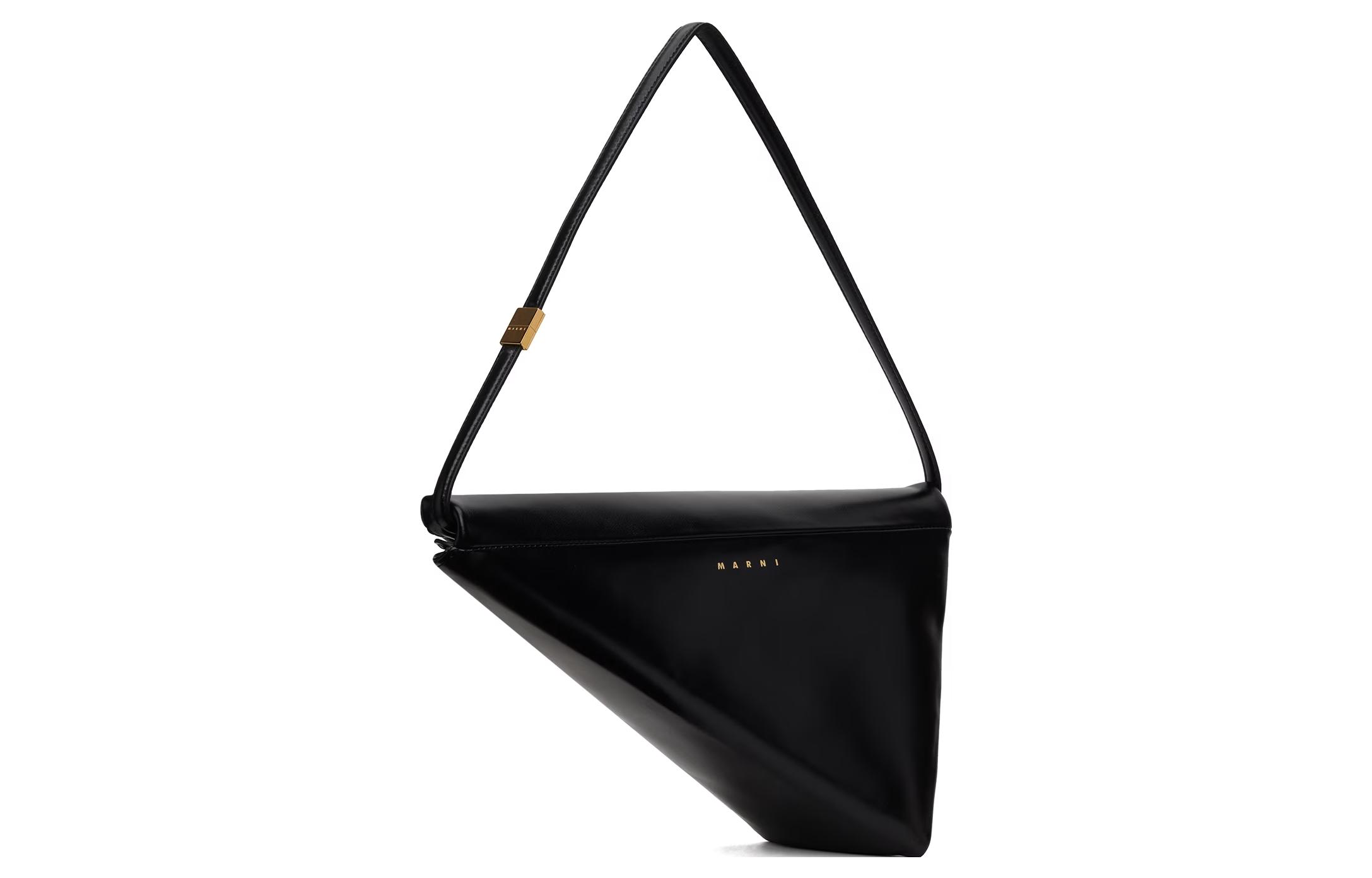 Marni Женская сумка через плечо из полированной синтетической кожи, черная
Marni Женская сумка через плечо из полированной синтетической кожи, черная