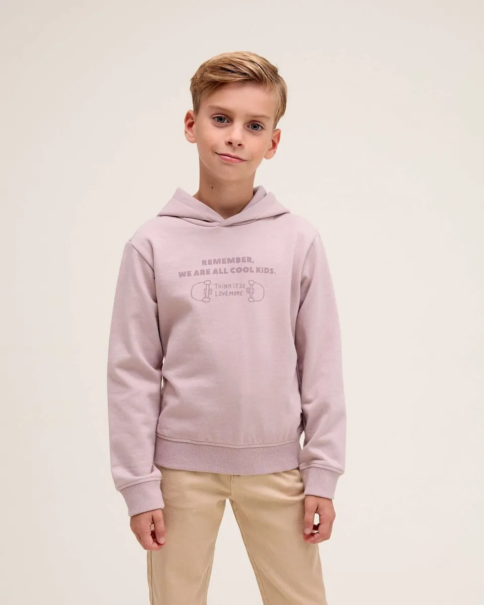 Детская толстовка с капюшоном и рисунком скейтборда Dadati, сиреневый
Детская толстовка с капюшоном и рисунком скейтборда Dadati, сиреневый