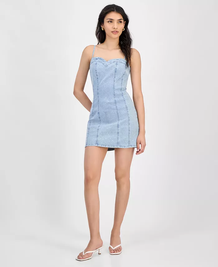 Женское платье-корсет без рукавов из денима Bar III, синий
Женское платье-корсет без рукавов из денима Bar III, синий