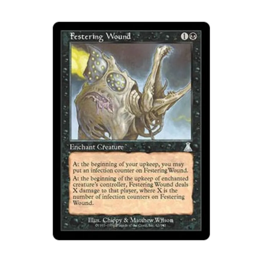 CCG Гнойная рана (U), MTG - Urza's Destiny
CCG Гнойная рана (U), MTG - Urza's Destiny