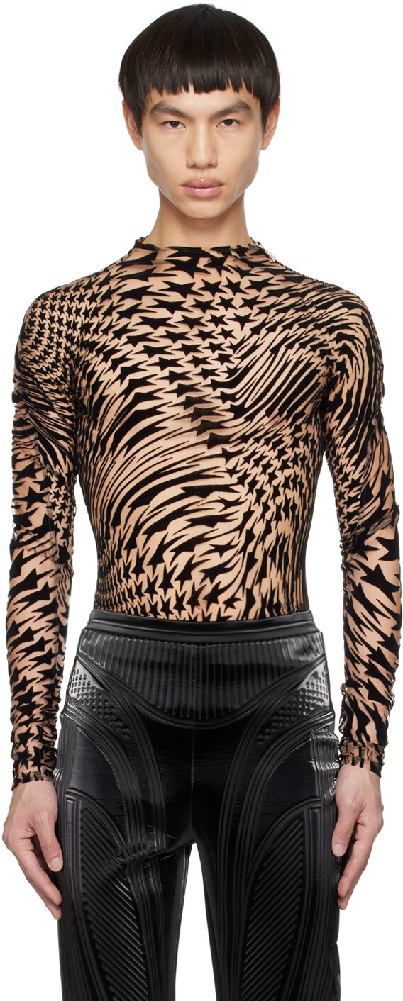 Водолазка Mugler Tan & Black Star
Водолазка Mugler Tan & Black Star