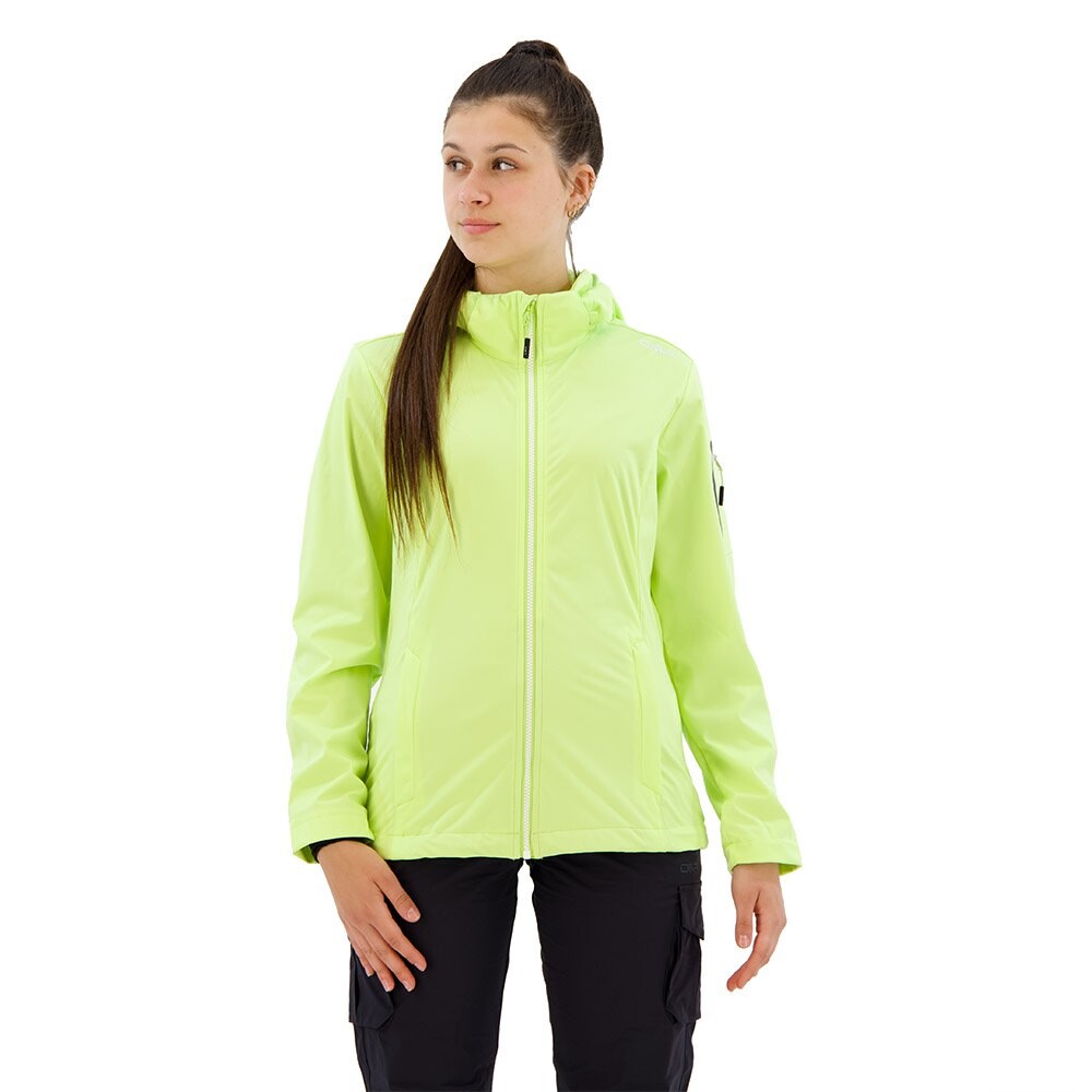 Спортивная куртка CMP Zip Hood 39A5016 softshell, зеленый 
Спортивная куртка CMP Zip Hood 39A5016 softshell, зеленый