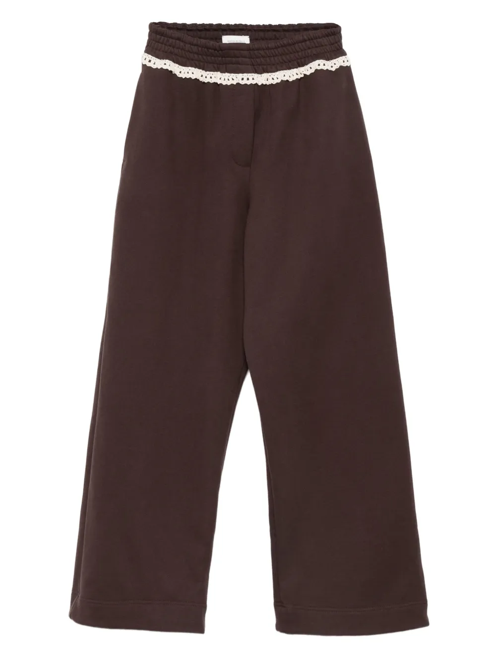 Спортивные брюки с кружевом Magda Butrym, коричневый
Спортивные брюки с кружевом Magda Butrym, коричневый