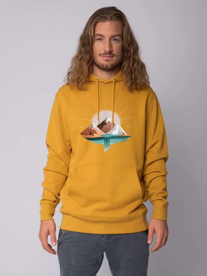 Толстовка wat Apparel Sweatshirt Sunrise & Lake, цвет Ochre 
Толстовка wat Apparel Sweatshirt Sunrise & Lake, цвет Ochre