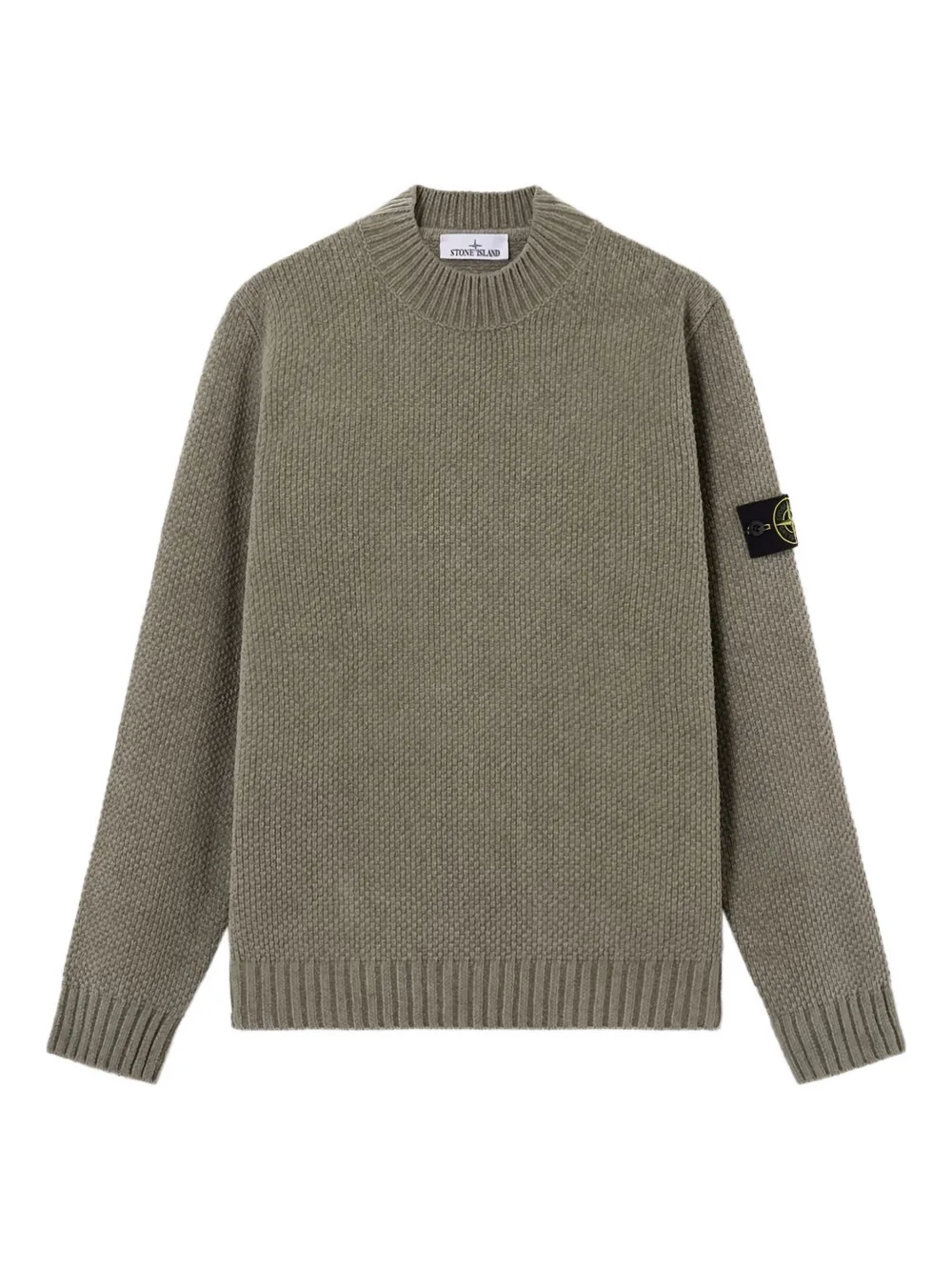 Джемпер с круглым вырезом Stone Island, зеленый
Джемпер с круглым вырезом Stone Island, зеленый