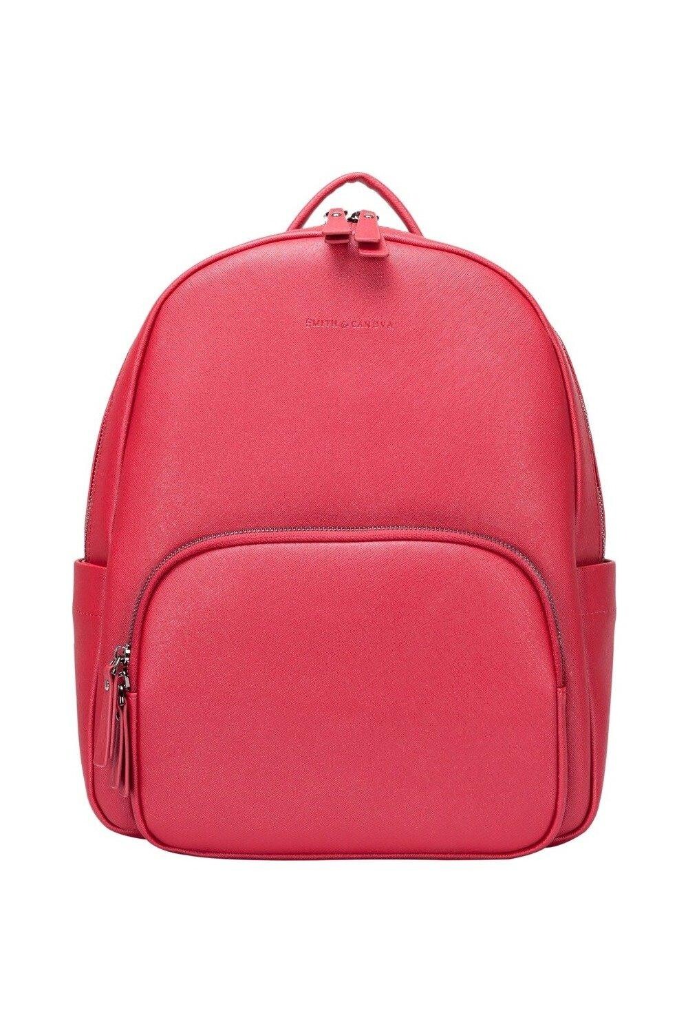 Рюкзак из сафьяновой кожи на молнии по кругу Smith and Canova, красный
Рюкзак из сафьяновой кожи на молнии по кругу Smith and Canova, красный