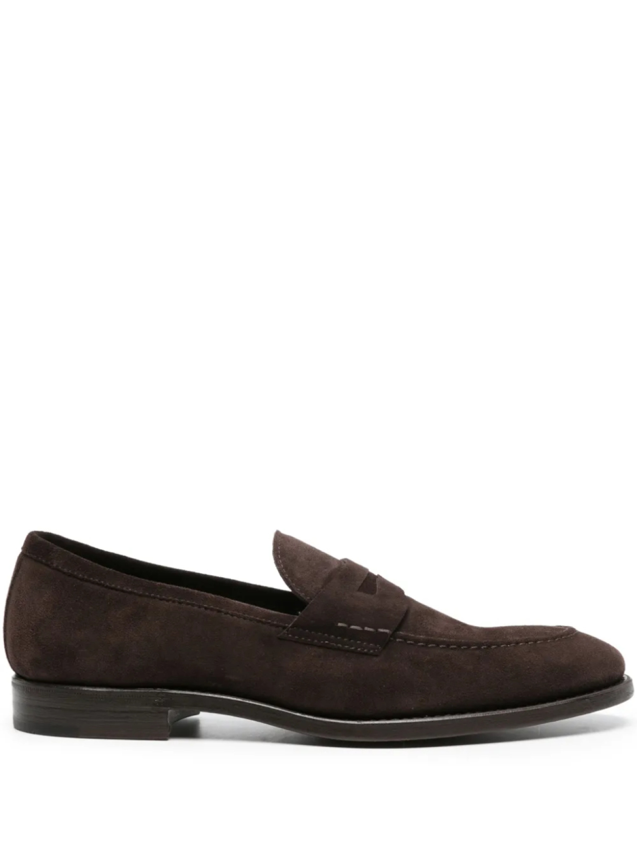 Henderson Baracco лоферы с миндалевидным носком, коричневый 
Henderson Baracco лоферы с миндалевидным носком, коричневый