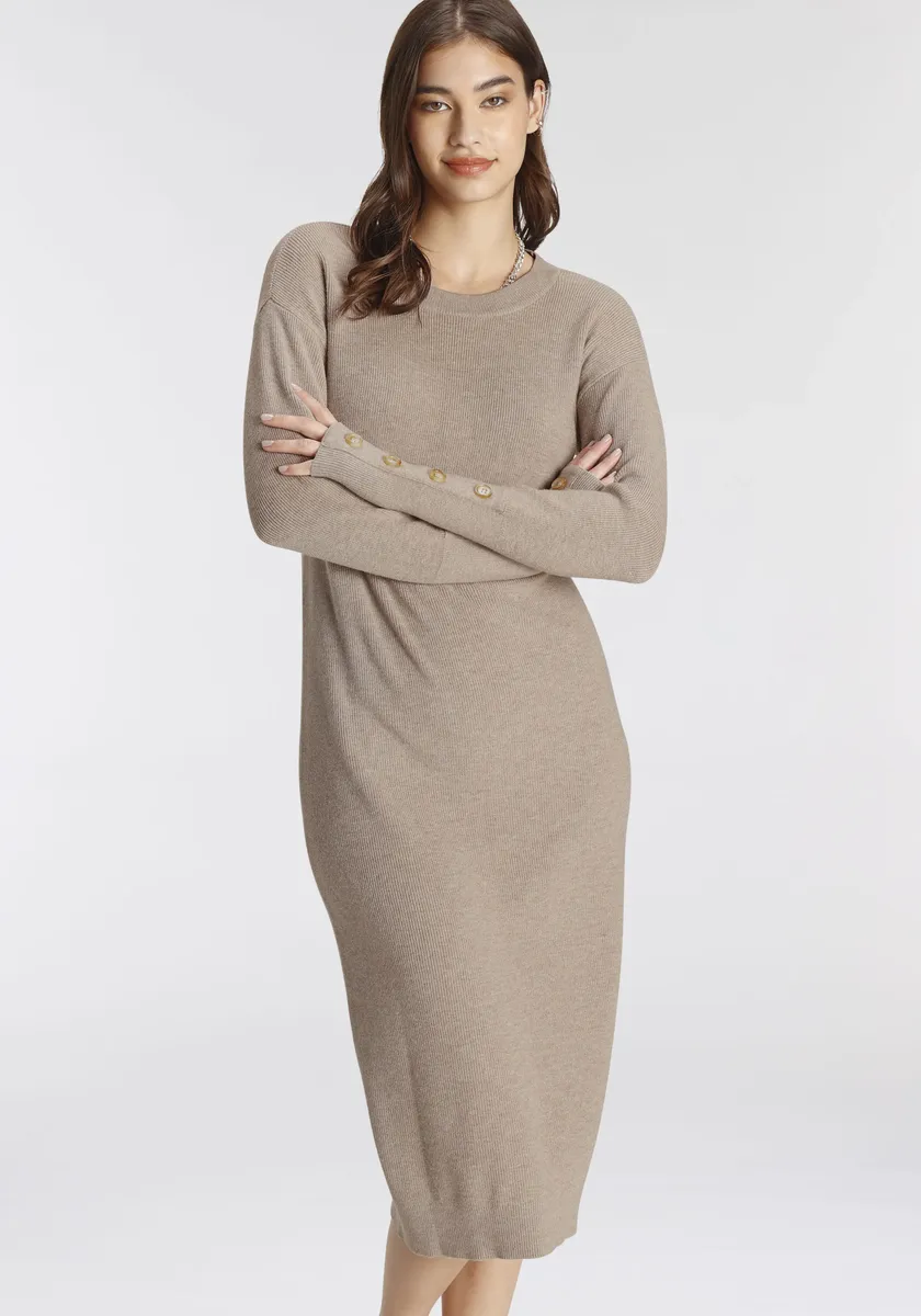 Платье миди Laura Scott с декоративными пуговицами - НОВАЯ КОЛЛЕКЦИЯ, бежевый
Платье миди Laura Scott с декоративными пуговицами - НОВАЯ КОЛЛЕКЦИЯ, бежевый