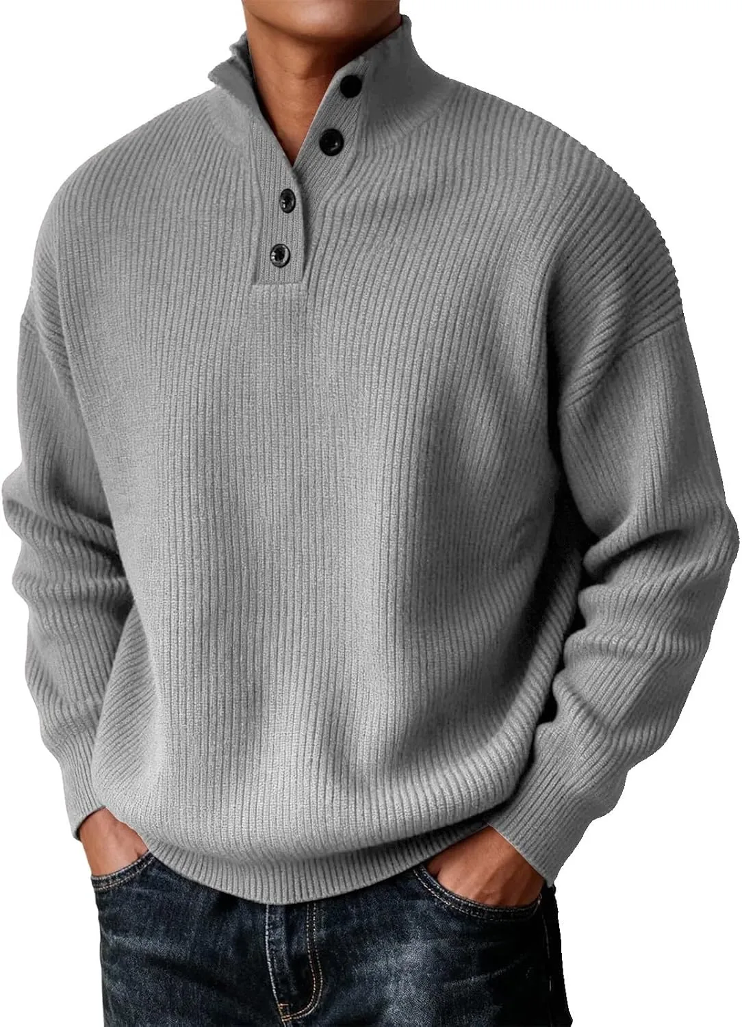 Толстовка Henley для мужчин с воротником стойкой и пуговицами
Толстовка Henley для мужчин с воротником стойкой и пуговицами