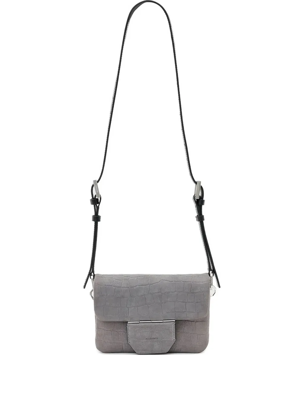Сумка с тиснением под кожу крокодила AllSaints, синий
Сумка с тиснением под кожу крокодила AllSaints, синий