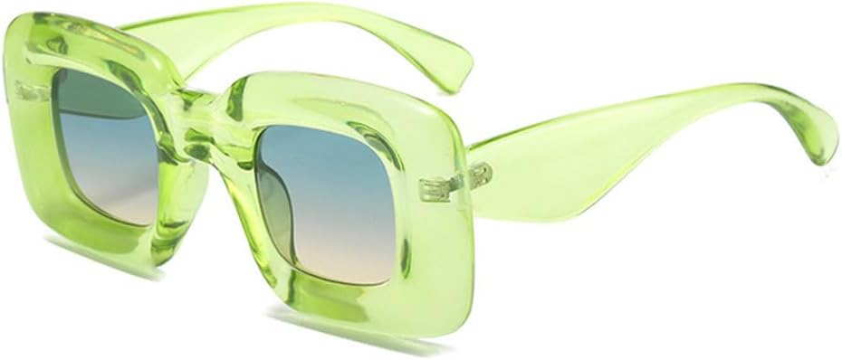 Ретро-солнцезащитные очки конфетных цветов для женщин, роскошные, модные, с широкими дужками, для мужчин, в стиле панк, трендовые солнцезащитные очки UV400 TYUVIVO, Green Green Tea
Ретро-солнцезащитные очки конфетных цветов для женщин, роскошные, модные, с широкими дужками, для мужчин, в стиле панк, трендовые солнцезащитные очки UV400 TYUVIVO, Green Green Tea