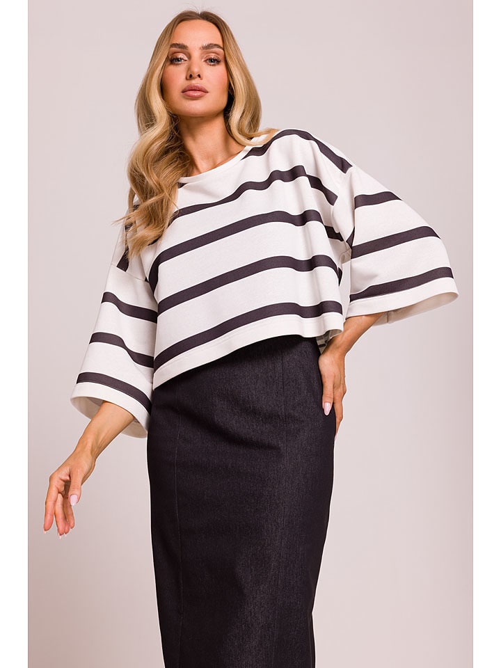 Блузка made of emotion, белый/черный
Блузка made of emotion, белый/черный