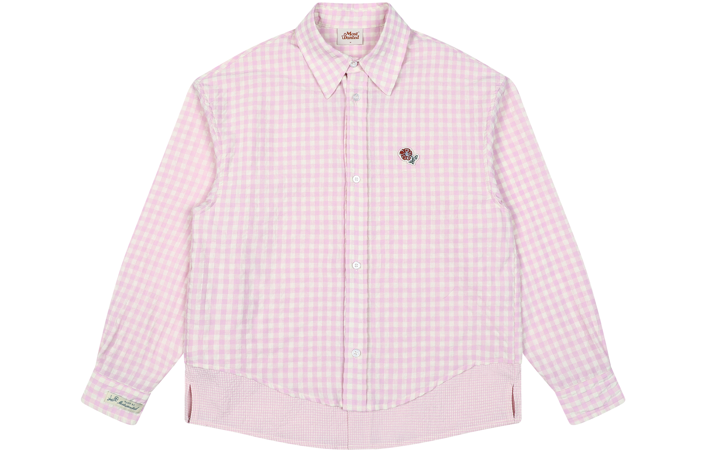 Рубашка-пальто Unisex MostwantedLab, розовый белый
Рубашка-пальто Unisex MostwantedLab, розовый белый