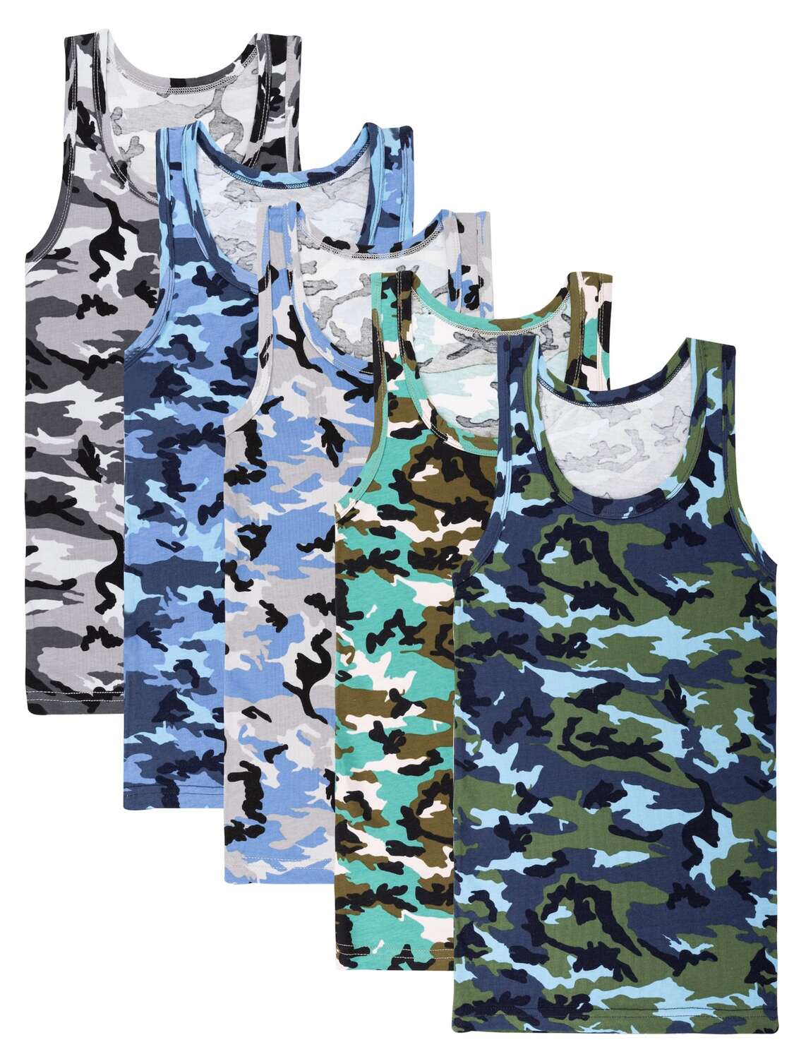 LOREZA Майка 'Jungen Unterhemden Camouflage', мультиколор
LOREZA Майка 'Jungen Unterhemden Camouflage', мультиколор