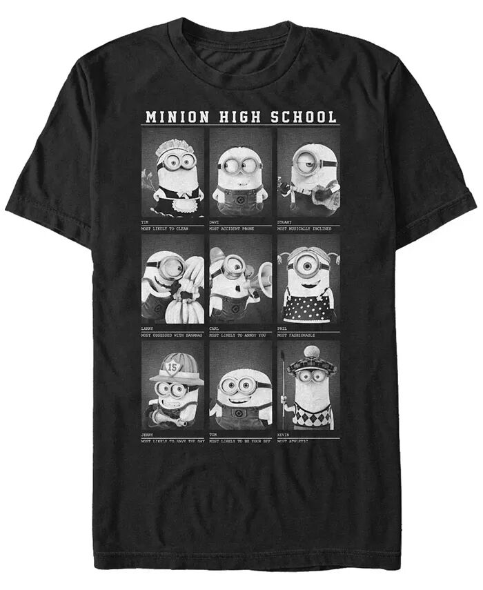 Футболка с коротким рукавом для мужчин с фотографиями из средней школы Minions Fifth Sun, черный
Футболка с коротким рукавом для мужчин с фотографиями из средней школы Minions Fifth Sun, черный
