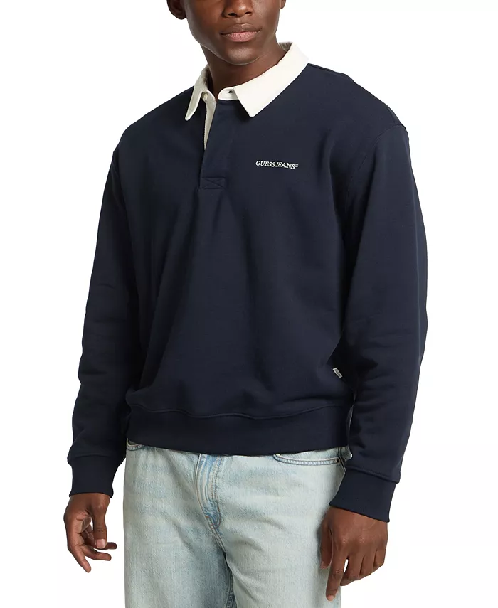 Мужская рубашка регби с длинным рукавом GUESS JEANS, синий
Мужская рубашка регби с длинным рукавом GUESS JEANS, синий