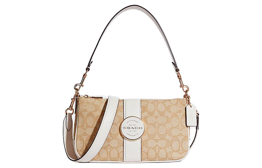 COACH Лонни Тканевая с кожаной отделкой сумка через плечо женская светло-бежевая
COACH Лонни Тканевая с кожаной отделкой сумка через плечо женская светло-бежевая