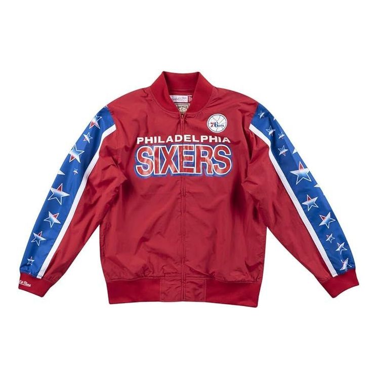 Куртка Mitchell & Ness x NBA Philadelphia 76ers Hook Warm Up Jacket 'Red', красный
Куртка Mitchell & Ness x NBA Philadelphia 76ers Hook Warm Up Jacket 'Red', красный