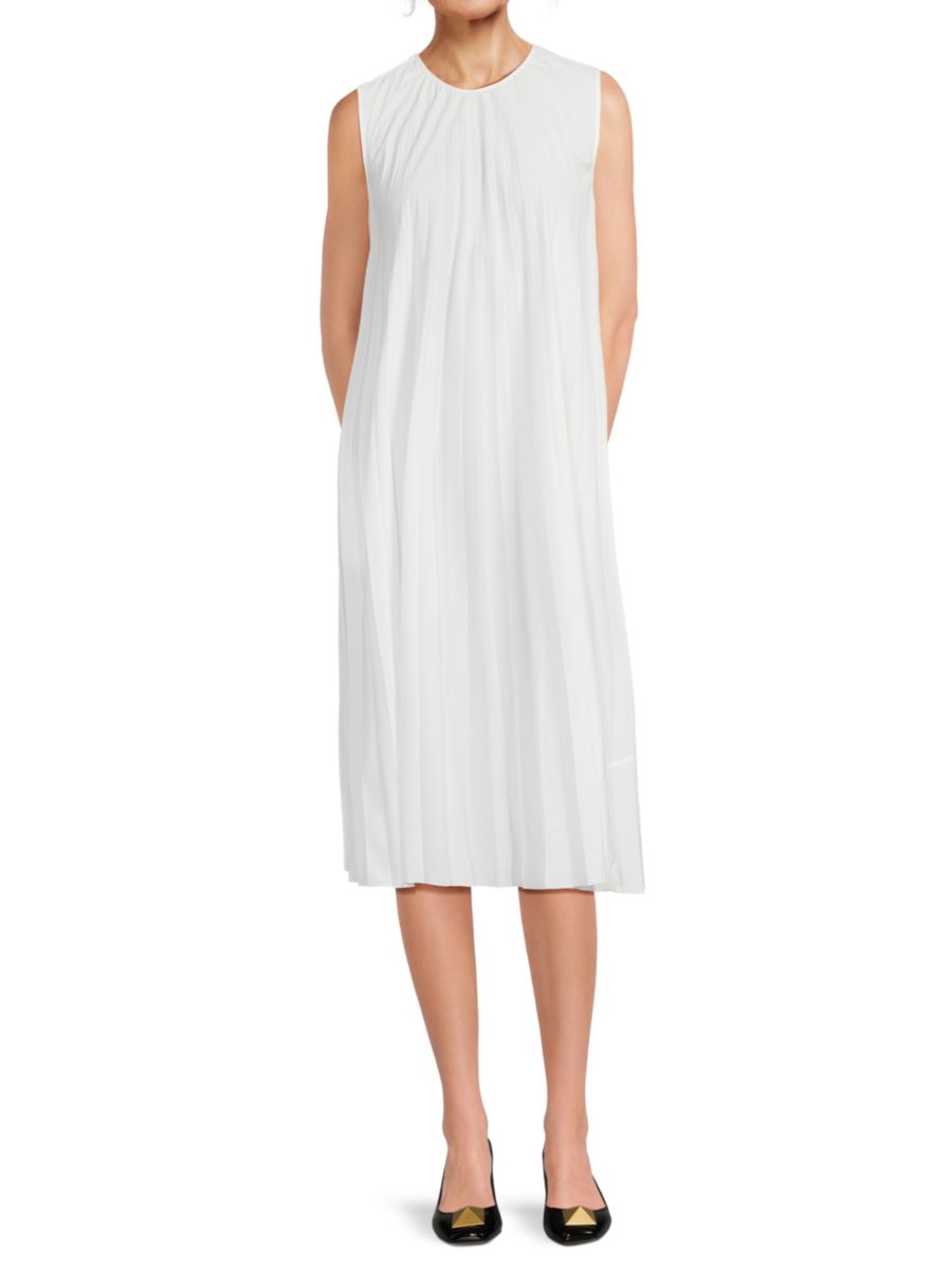 Платье миди А-силуэта со складками REDValentino, цвет Optic White
Платье миди А-силуэта со складками REDValentino, цвет Optic White